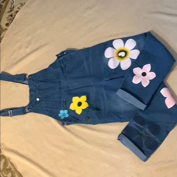 Denim jumpsuit- NWOT- med  for women .... - Picture 3 of 6